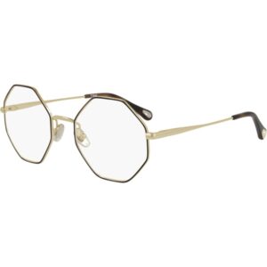 Occhiali vista  Chloé Ch0022o cod. colore 007 Donna Geometrica Oro