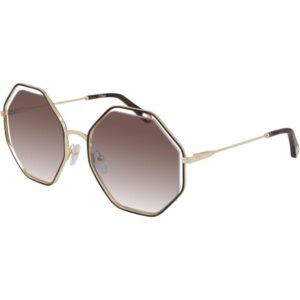 Occhiali da sole  Chloé Ch0046s cod. colore 001 Donna Geometrica Havana