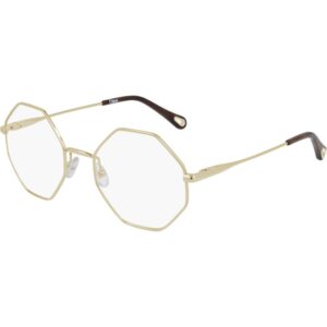 Occhiali vista  Chloé Ch0022o cod. colore 004 Donna Geometrica Oro