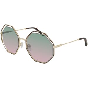 Occhiali da sole  Chloé Ch0046s cod. colore 002 Donna Geometrica Havana