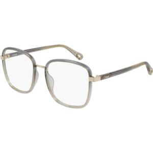 Occhiali vista  Chloé Ch0034o cod. colore 007 Donna Squadrata Grigio