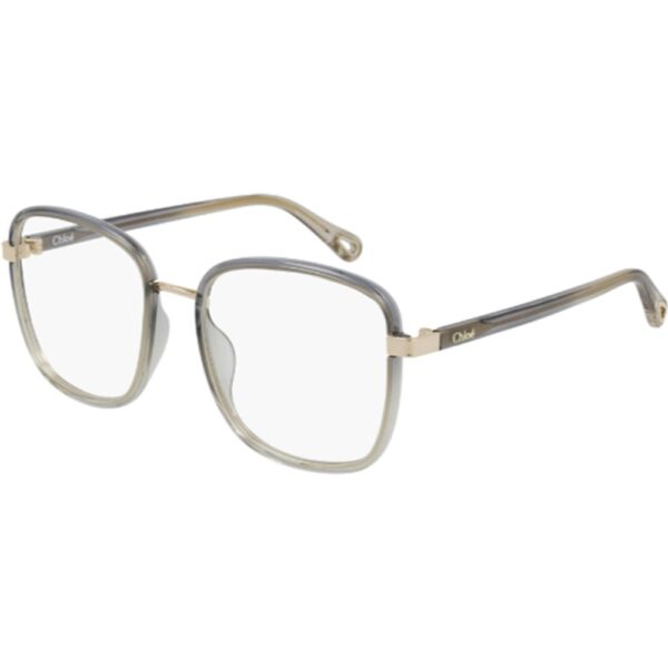 Occhiali vista  Chloé Ch0034o cod. colore 007 Donna Squadrata Grigio