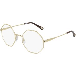 Occhiali vista  Chloé Ch0022o cod. colore 001 Donna Geometrica Oro