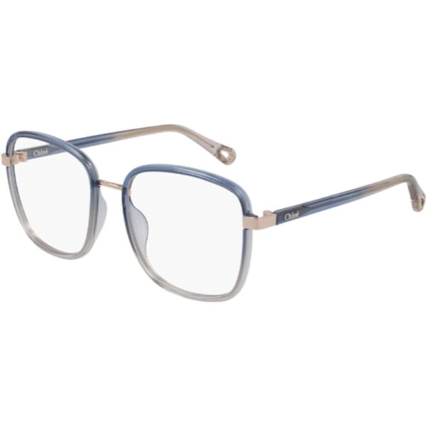 Occhiali vista  Chloé Ch0034o cod. colore 002 Donna Squadrata Blu