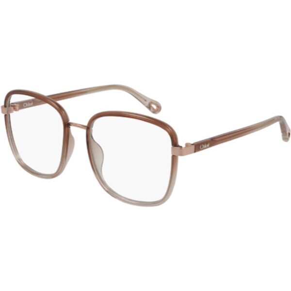 Occhiali vista  Chloé Ch0034o cod. colore 001 Donna Squadrata Marrone