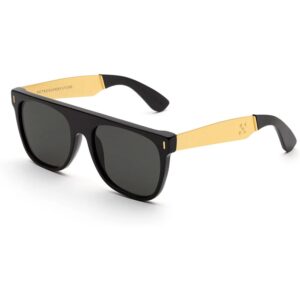 Occhiali da sole  Retrosuperfuture Lam flat top francis cod. colore black Unisex Pilot Nero