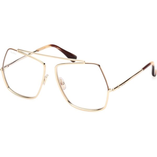 Occhiali vista  Max mara Mm5118-b cod. colore 032 Donna Geometrica Oro