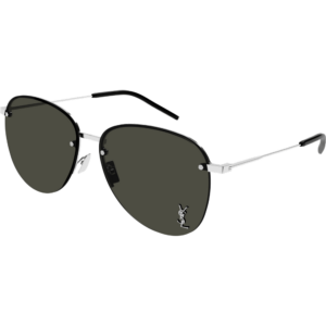 Occhiali da sole  Saint laurent Sl 328/k m cod. colore 005 Unisex Pilot Argento