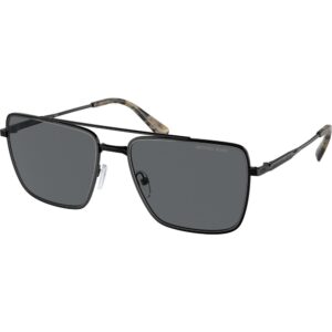 Occhiali da sole  Michael kors Mk1154 blue ridge cod. colore 100587 Uomo Squadrata Nero