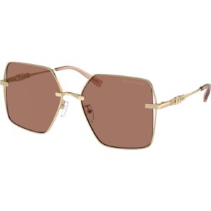 Occhiali da sole  Michael kors Mk1157d sanya cod. colore 101403 Donna Squadrata Oro