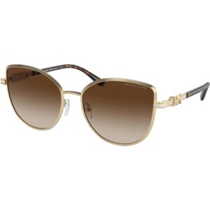 Occhiali da sole  Michael kors Mk1144b catalonia cod. colore 101413 Donna Cat eye Oro