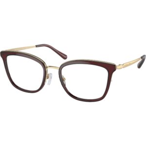 Occhiali vista  Michael kors Mk3032 coconut grove cod. colore 3949 Donna Squadrata Rosso