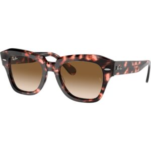 Occhiali da sole  Ray - ban Rb2186 state street cod. colore 133451 Unisex Squadrata Tartaruga