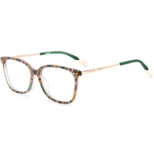 Occhiali vista  Missoni Mis 0085 cod. colore 038 Donna Squadrata Verde/rosa