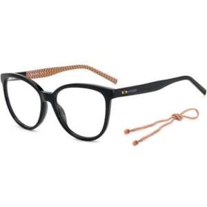 Occhiali vista  Missoni Mmi 0093 cod. colore 807 Donna Rotonda Nero