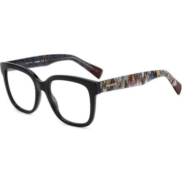 Occhiali vista  Missoni Mis 0127 cod. colore 807 Donna Squadrata Nero