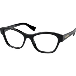 Occhiali vista  Miu miu Mu 08tv  cod. colore 1ab1o1 Donna Squadrata Nero