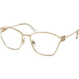 Occhiali vista  Miu miu Mu 53uv  cod. colore 5ak1o1 Donna Geometrica Oro