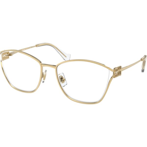 Occhiali vista  Miu miu Mu 53uv  cod. colore 5ak1o1 Donna Geometrica Oro