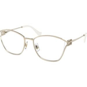 Occhiali vista  Miu miu Mu 53uv  cod. colore zvn1o1 Donna Geometrica Oro