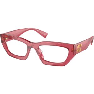 Occhiali vista  Miu miu Mu 03xv  cod. colore 15q1o1 Donna Geometrica Rosso