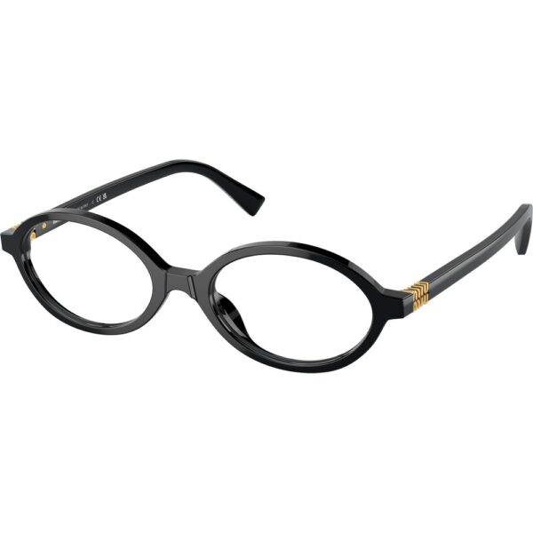 Occhiali vista  Miu miu Mu 01xv  cod. colore 1ab1o1 Donna Rotonda Nero