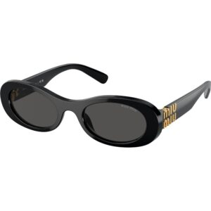 Occhiali da sole  Miu miu Mu 06zs  cod. colore 1ab5s0 Donna Rotonda Nero