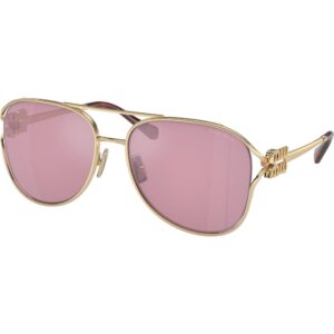 Occhiali da sole  Miu miu Mu 52zs  cod. colore zvn50d Donna Pilot Oro