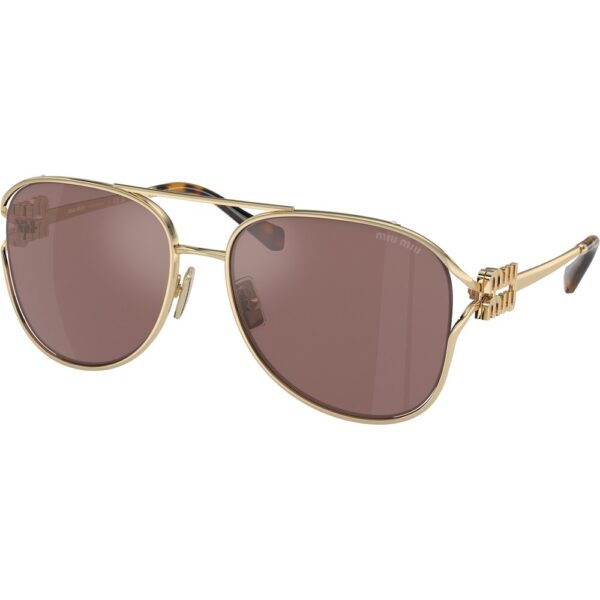 Occhiali da sole  Miu miu Mu 52zs  cod. colore zvn70d Donna Pilot Oro