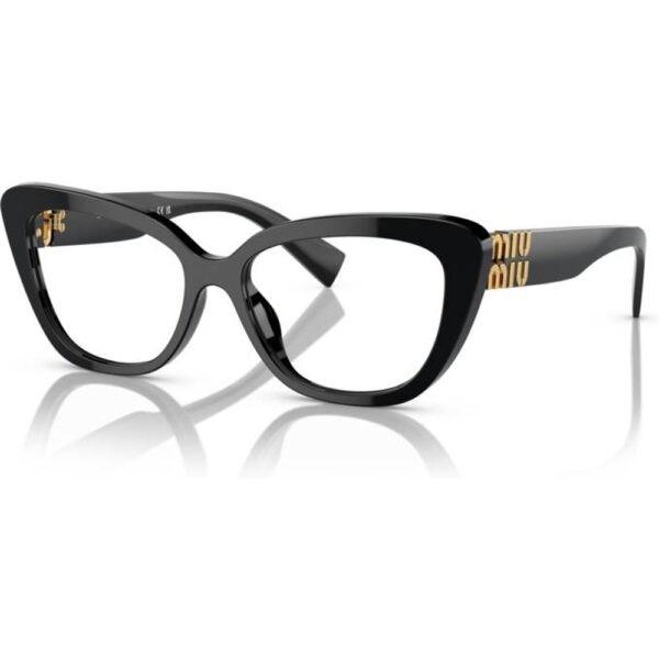 Occhiali vista  Miu miu Mu 05vv  cod. colore 1ab1o1 Donna Cat eye Nero