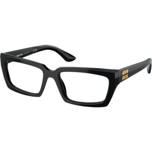 Occhiali vista  Miu miu Mu 04xv  cod. colore 1ab1o1 Donna Squadrata Nero