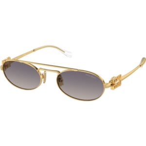 Occhiali da sole  Miu miu Mu 54zs  cod. colore 5ak30c Donna Rotonda Oro