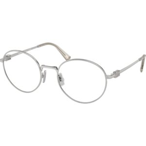 Occhiali vista  Miu miu Mu 52xv  cod. colore 1bc1o1 Donna Rotonda Argento