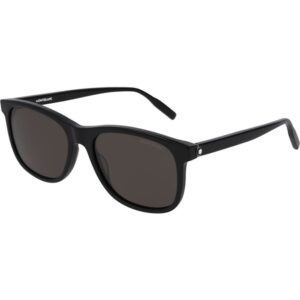 Occhiali da sole  Montblanc Mb0013s cod. colore 001 Uomo Squadrata Nero