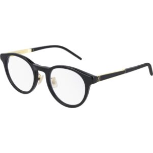 Occhiali vista  Saint laurent Sl m73/j cod. colore 002 Unisex Rotonda Nero