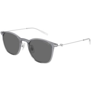 Occhiali da sole  Montblanc Mb0098s cod. colore 001 Uomo Squadrata Grigio