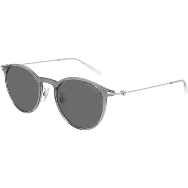 Occhiali da sole  Montblanc Mb0097s cod. colore 001 Uomo Rotonda Grigio