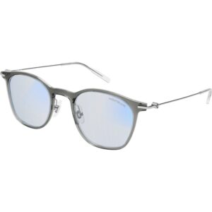 Occhiali anti luce blu  Montblanc Mb0098s cod. colore 009 Uomo Panthos Grigio