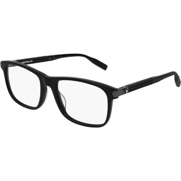 Occhiali vista  Montblanc Mb0035o cod. colore 005 Uomo Squadrata Nero