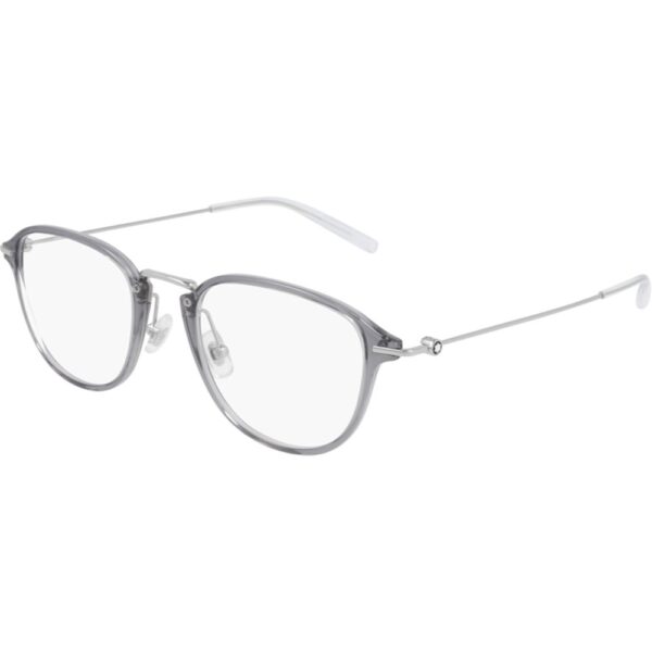 Occhiali vista  Montblanc Mb0155o cod. colore 004 Uomo Panthos Argento