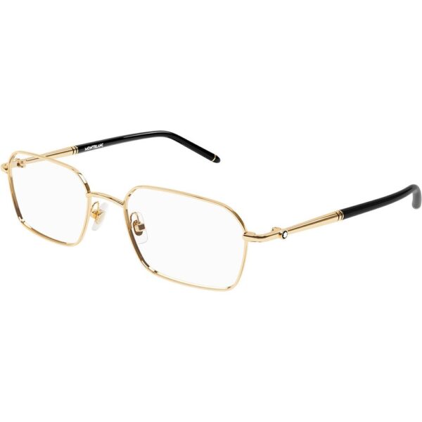 Occhiali vista  Montblanc Mb0245o cod. colore 001 Uomo Geometrica Oro