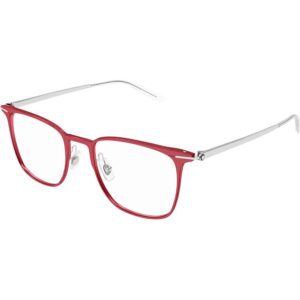 Occhiali vista  Montblanc Mb0232o cod. colore 003 Uomo Geometrica Rosso