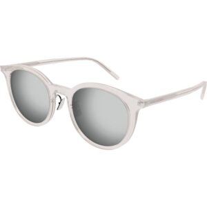 Occhiali da sole  Saint laurent Sl 488/k cod. colore 004 Unisex Rotonda Beige