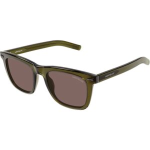 Occhiali da sole  Montblanc Mb0226s cod. colore 004 Uomo Geometrica Verde