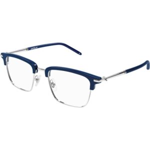 Occhiali vista  Montblanc Mb0243o cod. colore 002 Uomo Geometrica Blu