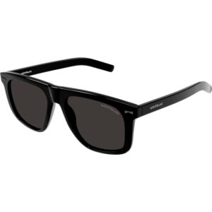 Occhiali da sole  Montblanc Mb0227s cod. colore 001 Uomo Geometrica Nero