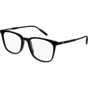 Occhiali vista  Montblanc Mb0089ok cod. colore 001 Uomo Squadrata Nero