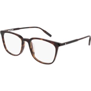 Occhiali vista  Montblanc Mb0089ok cod. colore 002 Uomo Squadrata Havana