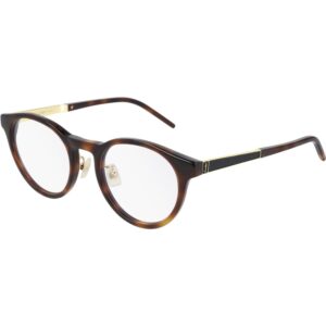 Occhiali vista  Saint laurent Sl m73/j cod. colore 004 Unisex Rotonda Havana