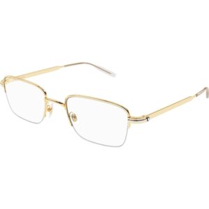 Occhiali vista  Montblanc Mb0237o cod. colore 006 Uomo Squadrata Oro